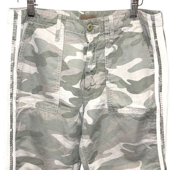 Mother Denim Shaker Chop Crop Fray Pant in Desert Print Size 29 $218 - Picture 3 of 13